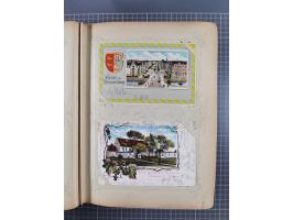 DEUTSCHLAND: 1898/1910, 370 Lithos, Topografie mit vielen besseren Ansichten, im alten Ansichtskartenalbum