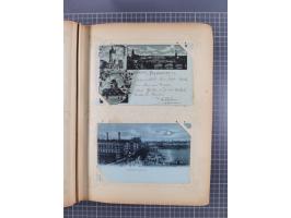 DEUTSCHLAND: 1898/1910, 370 Lithos, Topografie mit vielen besseren Ansichten, im alten Ansichtskartenalbum