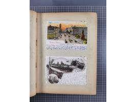 DEUTSCHLAND: 1898/1910, 370 Lithos, Topografie mit vielen besseren Ansichten, im alten Ansichtskartenalbum