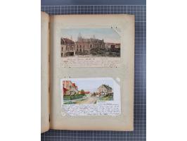 DEUTSCHLAND: 1898/1910, 370 Lithos, Topografie mit vielen besseren Ansichten, im alten Ansichtskartenalbum