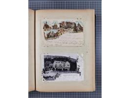 DEUTSCHLAND: 1898/1910, 370 Lithos, Topografie mit vielen besseren Ansichten, im alten Ansichtskartenalbum