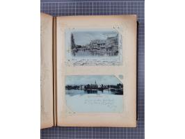 DEUTSCHLAND: 1898/1910, 370 Lithos, Topografie mit vielen besseren Ansichten, im alten Ansichtskartenalbum