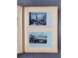 DEUTSCHLAND: 1898/1910, 370 Lithos, Topografie mit vielen besseren Ansichten, im alten Ansichtskartenalbum