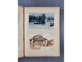 DEUTSCHLAND: 1898/1910, 370 Lithos, Topografie mit vielen besseren Ansichten, im alten Ansichtskartenalbum