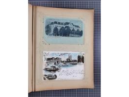 DEUTSCHLAND: 1898/1910, 370 Lithos, Topografie mit vielen besseren Ansichten, im alten Ansichtskartenalbum