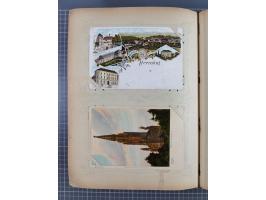 DEUTSCHLAND: 1898/1910, 370 Lithos, Topografie mit vielen besseren Ansichten, im alten Ansichtskartenalbum