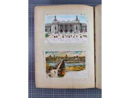 DEUTSCHLAND: 1898/1910, 370 Lithos, Topografie mit vielen besseren Ansichten, im alten Ansichtskartenalbum