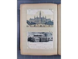 DEUTSCHLAND: 1898/1910, 370 Lithos, Topografie mit vielen besseren Ansichten, im alten Ansichtskartenalbum