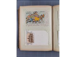 DEUTSCHLAND: 1898/1910, 370 Lithos, Topografie mit vielen besseren Ansichten, im alten Ansichtskartenalbum