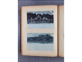 DEUTSCHLAND: 1898/1910, 370 Lithos, Topografie mit vielen besseren Ansichten, im alten Ansichtskartenalbum