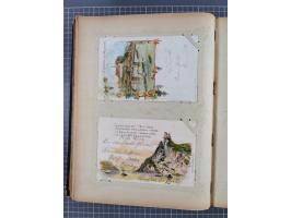 DEUTSCHLAND: 1898/1910, 370 Lithos, Topografie mit vielen besseren Ansichten, im alten Ansichtskartenalbum