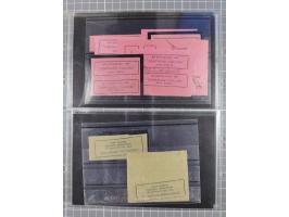 Indien: 1935/38, kleine Sammlung “Vignetten” mit Paaren und Einheiten und Kehrdruck-Paar im Viererblock, in guter Erhaltung