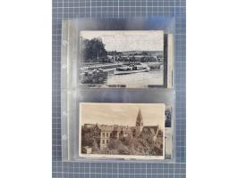 BRANDENBURG: 1900/35, 1 Album mit 276 Ansichtskarten, alles Topografie, meistens Kaiserreich, nur bessere Ansichten (Straßen,