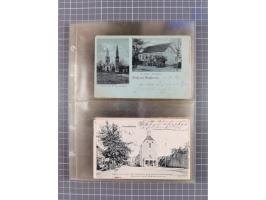 BRANDENBURG: 1900/35, 1 Album mit 276 Ansichtskarten, alles Topografie, meistens Kaiserreich, nur bessere Ansichten (Straßen,