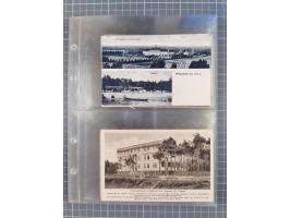 BRANDENBURG: 1900/35, 1 Album mit 276 Ansichtskarten, alles Topografie, meistens Kaiserreich, nur bessere Ansichten (Straßen,