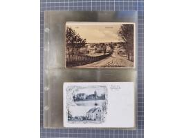 BRANDENBURG: 1900/35, 1 Album mit 276 Ansichtskarten, alles Topografie, meistens Kaiserreich, nur bessere Ansichten (Straßen,