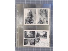 BRANDENBURG: 1900/35, 1 Album mit 276 Ansichtskarten, alles Topografie, meistens Kaiserreich, nur bessere Ansichten (Straßen,