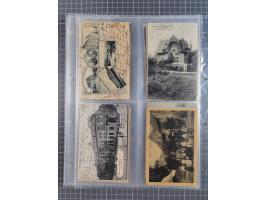 DEUTSCHLAND: 1900/35, 1 Album mit 490 Ansichtskarten, alles Topografie, meist Kaiserreich, nur bessere Ansichten (Straßen, Pl