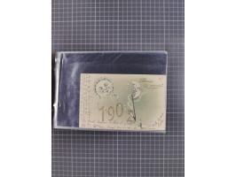 Glückwunschkarten Neujahr: 1900/14, Album mit 110 Lithos zum Thema Jahreszahlen", davon sind 104 St. geprägt