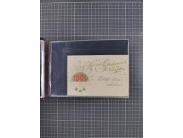 Glückwunschkarten Neujahr: 1900/14, Album mit 110 Lithos zum Thema Jahreszahlen", davon sind 104 St. geprägt