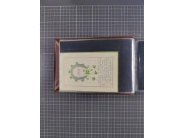 Glückwunschkarten Neujahr: 1900/14, Album mit 110 Lithos zum Thema Jahreszahlen", davon sind 104 St. geprägt