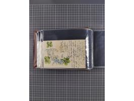 Glückwunschkarten Neujahr: 1900/14, Album mit 110 Lithos zum Thema Jahreszahlen", davon sind 104 St. geprägt