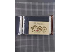 Glückwunschkarten Neujahr: 1900/14, Album mit 110 Lithos zum Thema Jahreszahlen", davon sind 104 St. geprägt