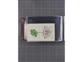 Glückwunschkarten Neujahr: 1900/14, Album mit 110 Lithos zum Thema Jahreszahlen", davon sind 104 St. geprägt