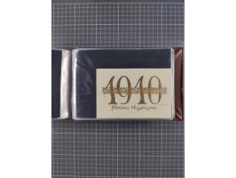 Glückwunschkarten Neujahr: 1900/14, Album mit 110 Lithos zum Thema Jahreszahlen", davon sind 104 St. geprägt