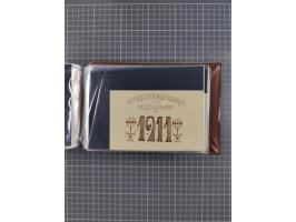 Glückwunschkarten Neujahr: 1900/14, Album mit 110 Lithos zum Thema Jahreszahlen", davon sind 104 St. geprägt