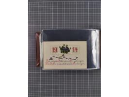 Glückwunschkarten Neujahr: 1900/14, Album mit 110 Lithos zum Thema Jahreszahlen", davon sind 104 St. geprägt