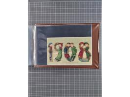 Glückwunschkarten Neujahr: 1900/14, Album mit 110 Lithos zum Thema Jahreszahlen", davon sind 104 St. geprägt