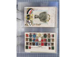 DEUTSCHES REICH: 1899/1912 Preußens Glanz und Gloria und die preußische Armee", Album mit 76 Lithos mit vielen seltenen Motiv