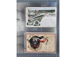 DEUTSCHES REICH: 1899/1912 Preußens Glanz und Gloria und die preußische Armee", Album mit 76 Lithos mit vielen seltenen Motiv