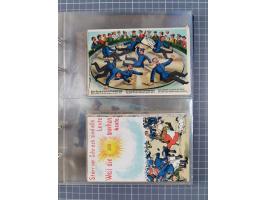 DEUTSCHES REICH: 1899/1912 Preußens Glanz und Gloria und die preußische Armee", Album mit 76 Lithos mit vielen seltenen Motiv