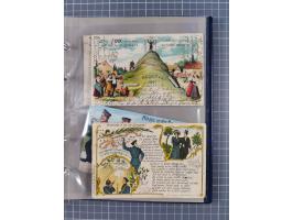 DEUTSCHES REICH: 1899/1912 Preußens Glanz und Gloria und die preußische Armee", Album mit 76 Lithos mit vielen seltenen Motiv