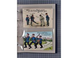 DEUTSCHES REICH: 1899/1912 Preußens Glanz und Gloria und die preußische Armee", Album mit 76 Lithos mit vielen seltenen Motiv