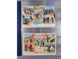 DEUTSCHES REICH: 1899/1912 Preußens Glanz und Gloria und die preußische Armee", Album mit 76 Lithos mit vielen seltenen Motiv