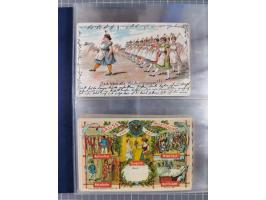 DEUTSCHES REICH: 1899/1912 Preußens Glanz und Gloria und die preußische Armee", Album mit 76 Lithos mit vielen seltenen Motiv