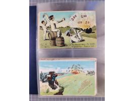 DEUTSCHES REICH: 1899/1912 Preußens Glanz und Gloria und die preußische Armee", Album mit 76 Lithos mit vielen seltenen Motiv