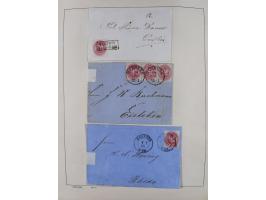 1865/1958 (ca.), etwas über 100 Briefe mit Hauptaugenmerk Altdeutschland und etwas Deutsches Reich, unterschiedliche Erhaltun