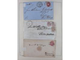 1865/1958 (ca.), etwas über 100 Briefe mit Hauptaugenmerk Altdeutschland und etwas Deutsches Reich, unterschiedliche Erhaltun