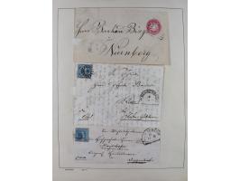 1865/1958 (ca.), etwas über 100 Briefe mit Hauptaugenmerk Altdeutschland und etwas Deutsches Reich, unterschiedliche Erhaltun