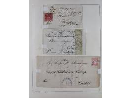 1865/1958 (ca.), etwas über 100 Briefe mit Hauptaugenmerk Altdeutschland und etwas Deutsches Reich, unterschiedliche Erhaltun