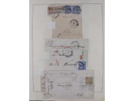 1865/1958 (ca.), etwas über 100 Briefe mit Hauptaugenmerk Altdeutschland und etwas Deutsches Reich, unterschiedliche Erhaltun