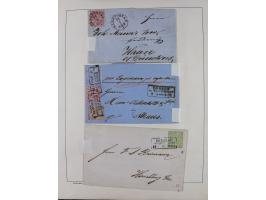 1865/1958 (ca.), etwas über 100 Briefe mit Hauptaugenmerk Altdeutschland und etwas Deutsches Reich, unterschiedliche Erhaltun