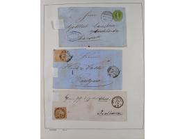 1865/1958 (ca.), etwas über 100 Briefe mit Hauptaugenmerk Altdeutschland und etwas Deutsches Reich, unterschiedliche Erhaltun