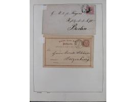 1865/1958 (ca.), etwas über 100 Briefe mit Hauptaugenmerk Altdeutschland und etwas Deutsches Reich, unterschiedliche Erhaltun