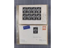 1962/64, Propaganda „Kalter Krieg", Sammlung von 277 Briefen, alle mit Propaganda-Vignetten versehen („Kampf um Wiedervereini