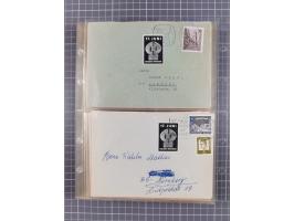 1962/64, Propaganda „Kalter Krieg", Sammlung von 277 Briefen, alle mit Propaganda-Vignetten versehen („Kampf um Wiedervereini